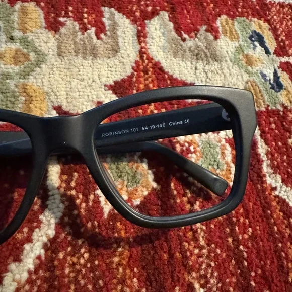 Warby Parker Robinson Eyeglasses Sunglasses Frames Unisex Black - Picture 2 of 7